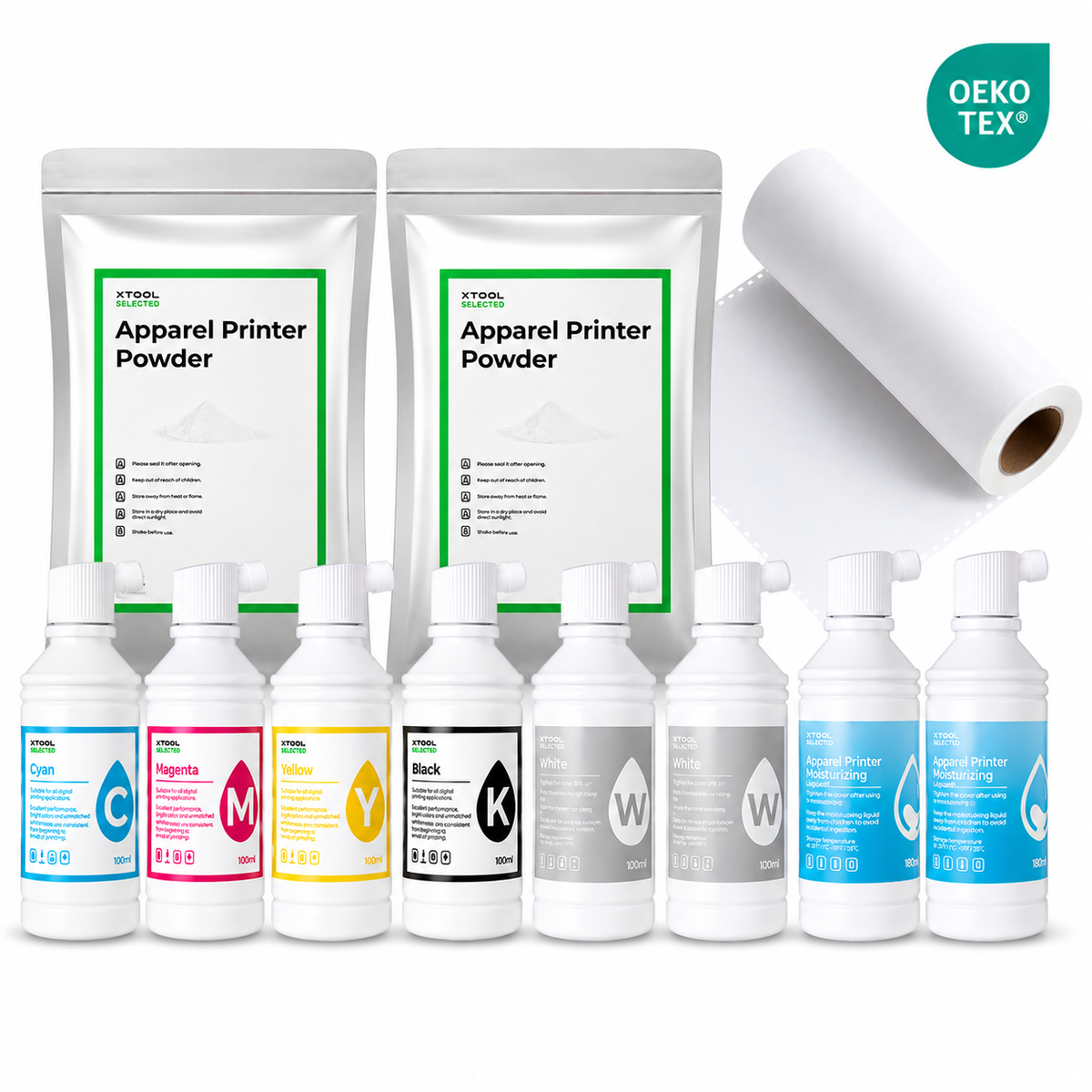 xTool Apparel Printer 30-Day Worry-Free DTF Material Bundle