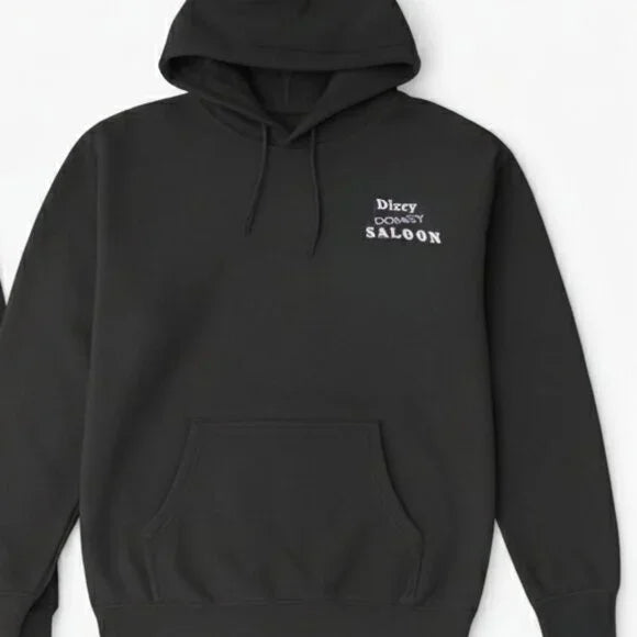 Dizzy Donkey Saloon Hoodie – Abilene Kansas Funny Bar Sweatshirt, Western Humor