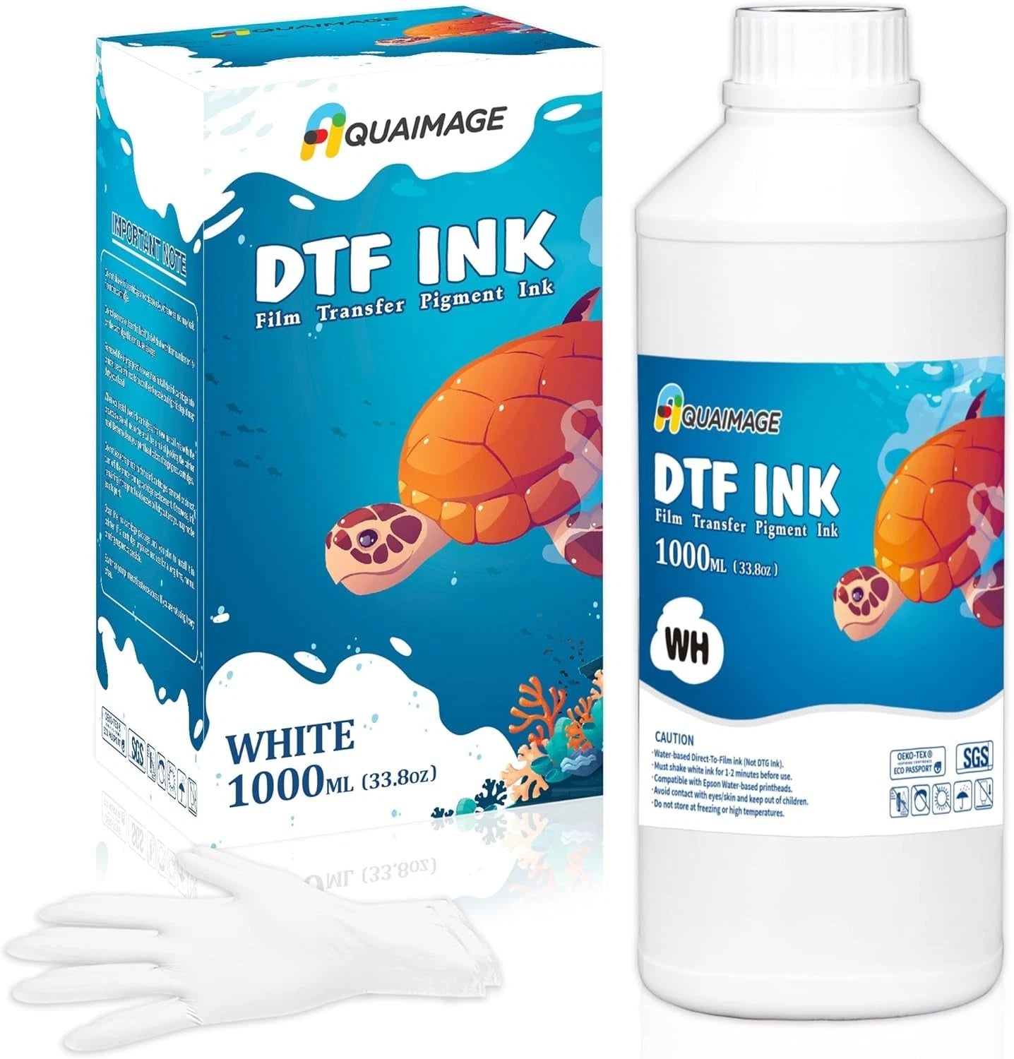 Premium DTF White Ink-DTF Transfer Ink for PET Film Refill Ink 2000ml 137