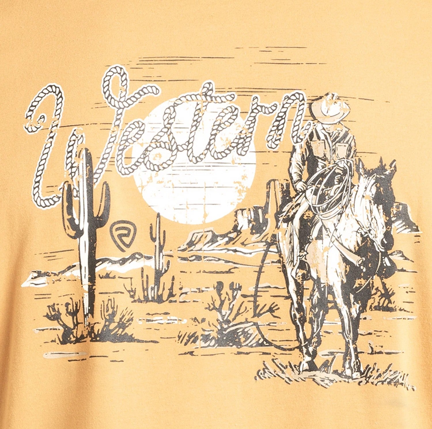 Cowboy Graphic Motif Apparel