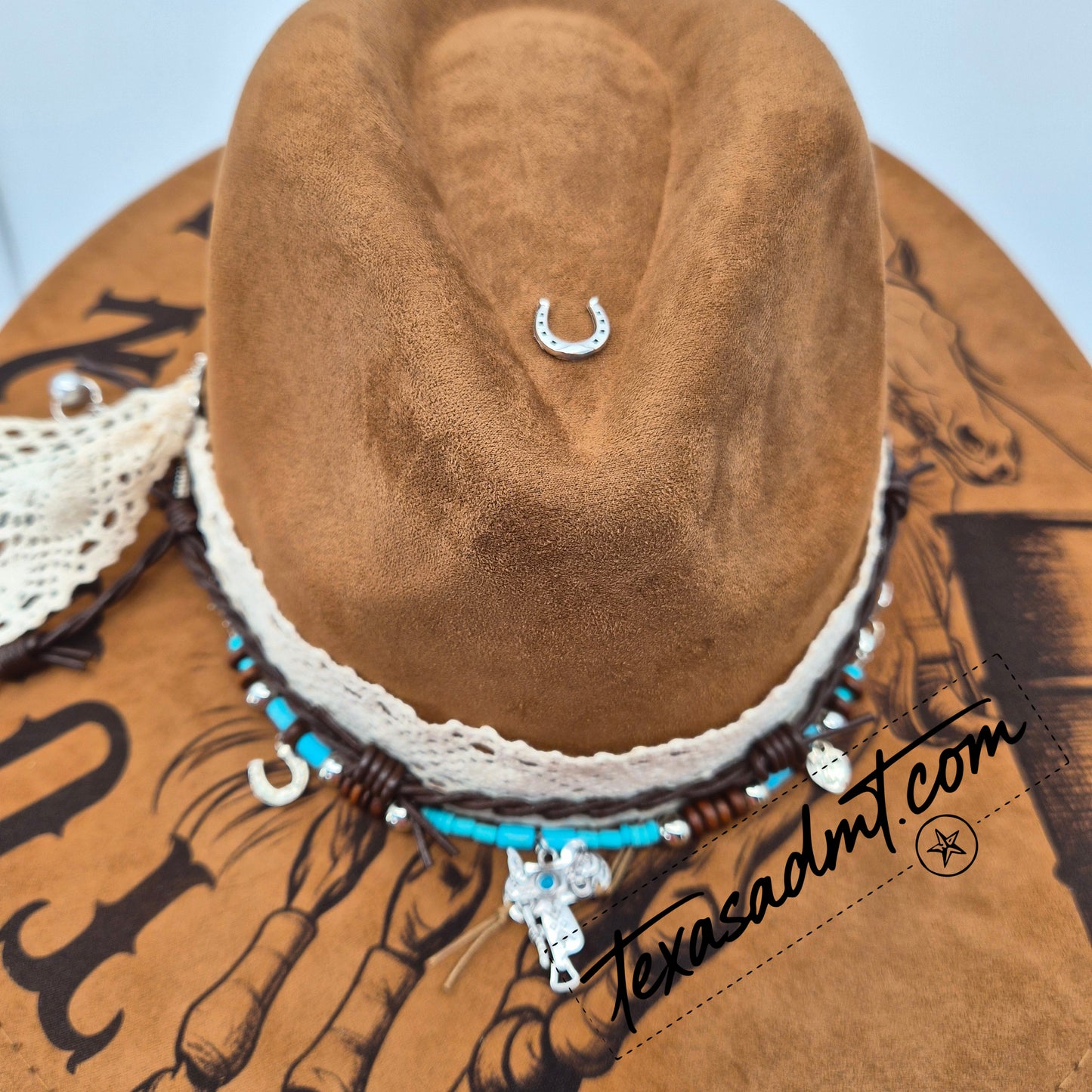 Turn N Burn   – Custom Engraved Western Hat