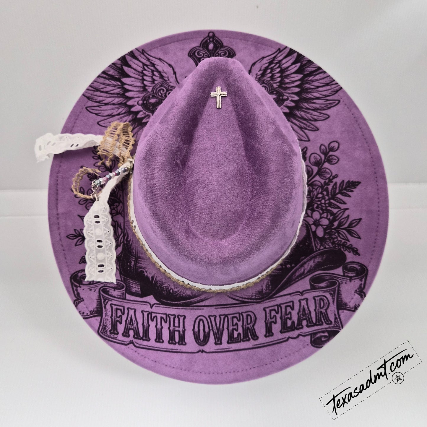 Guide by Faith   – Custom Engraved Western Hat