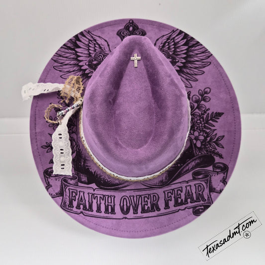 Guide by Faith   – Custom Engraved Western Hat