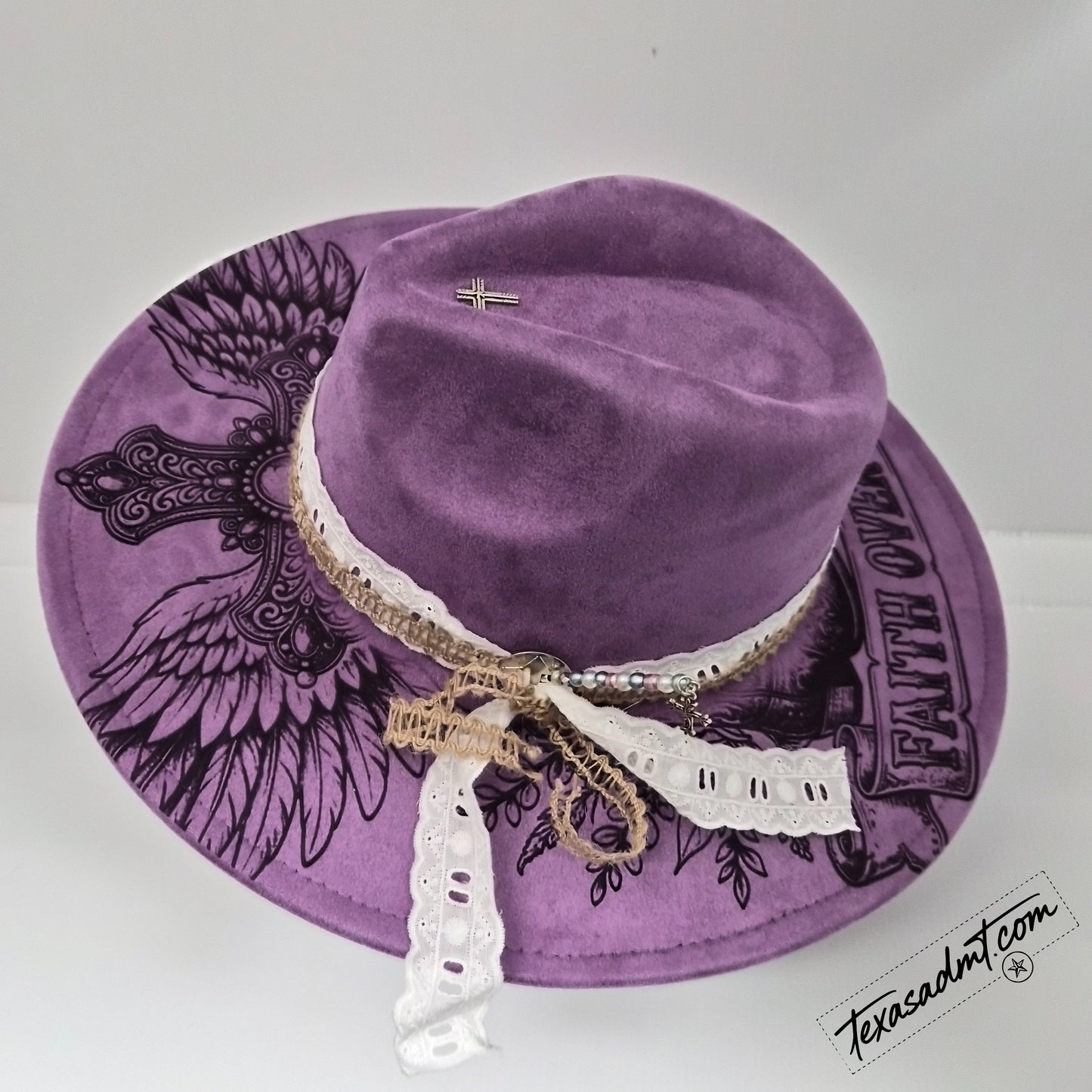 Guide by Faith   – Custom Engraved Western Hat
