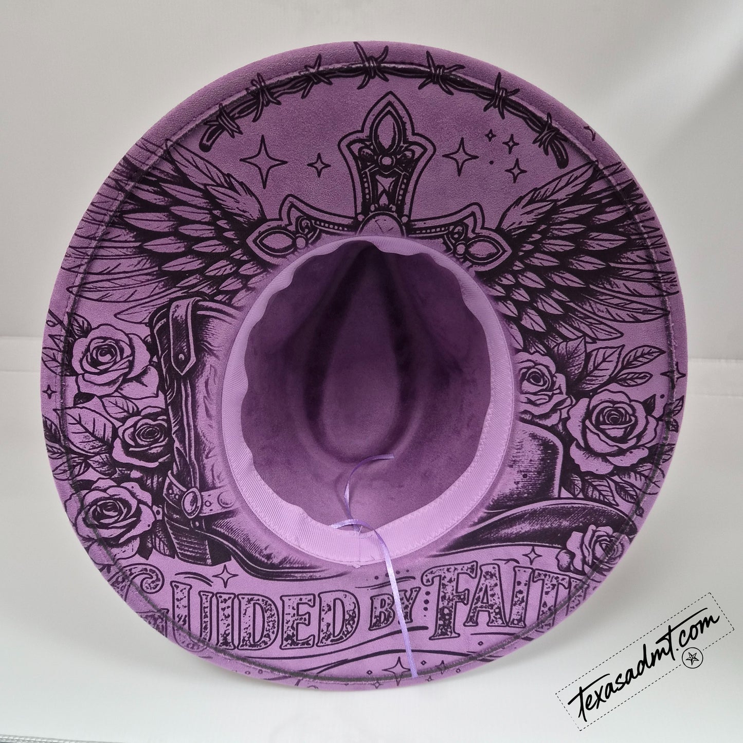 Guide by Faith   – Custom Engraved Western Hat