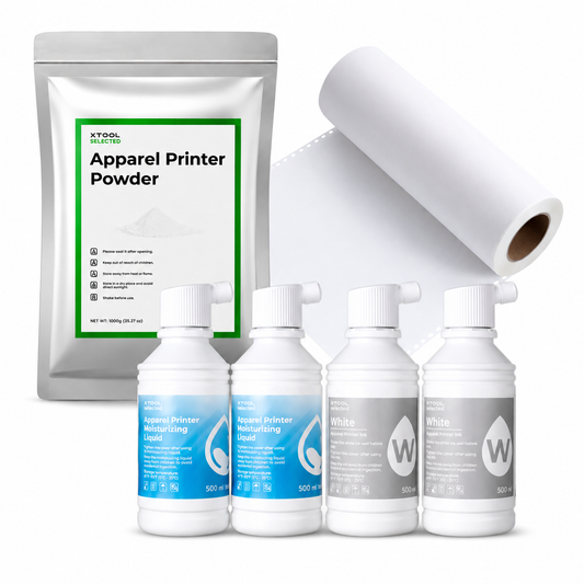 Apparel Printer Supply Pack – Premium XTool Printing Essentials