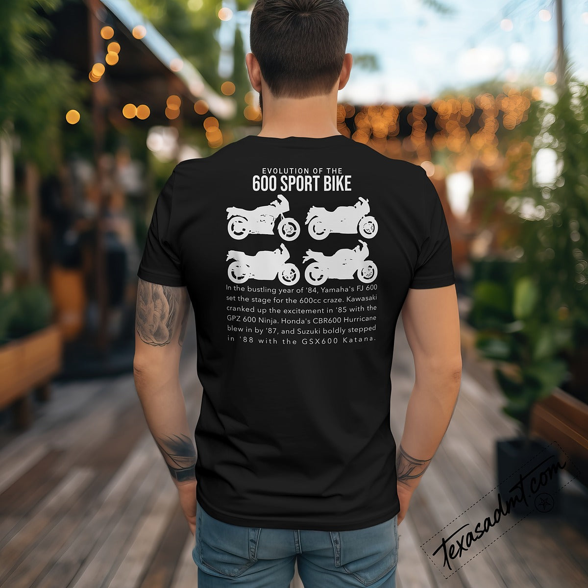 Evolution of the 600 Sport Bike Tee: A Tribute to the Legends