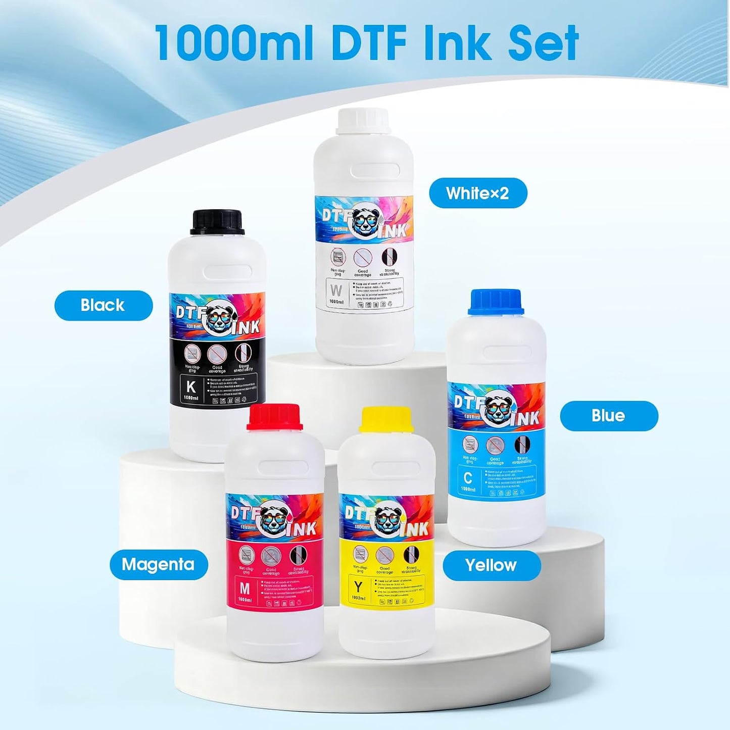 DTF Ink 6000ml Transfer Ink for PET Film Refill Ink 98