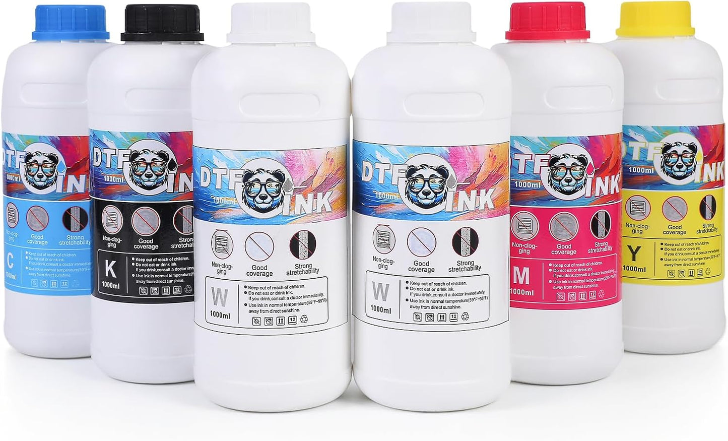 DTF Ink 6000ml Transfer Ink for PET Film Refill Ink 98