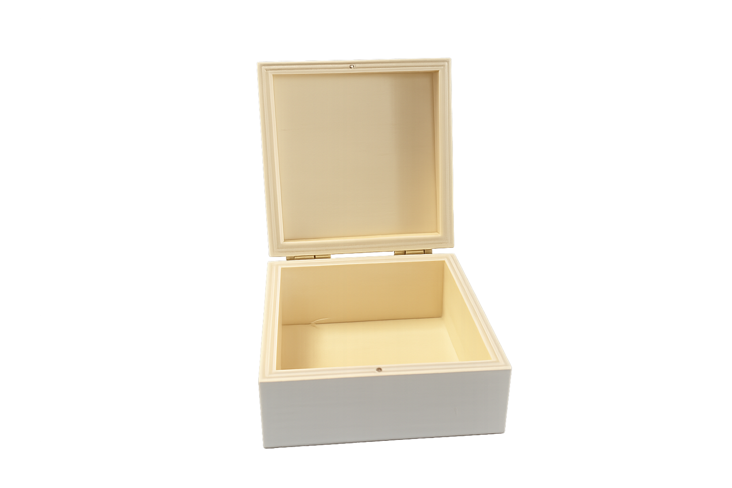 Unfinished Wooden Keepsake Box