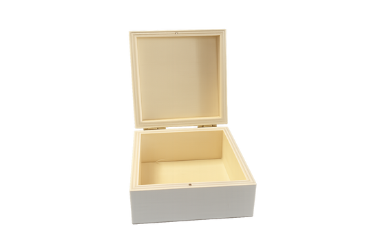 Unfinished Wooden Keepsake Box