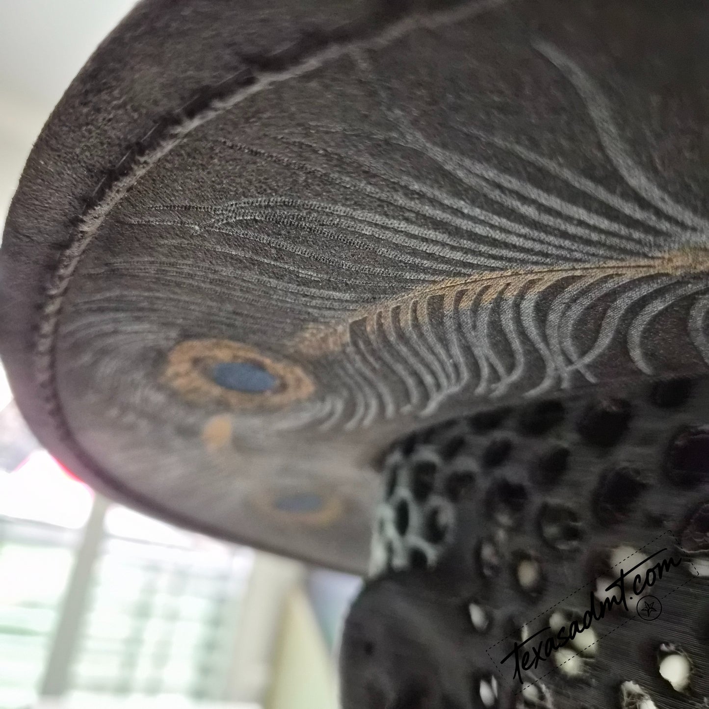 Wild & Free – Peacock Feather Custom Western Hat