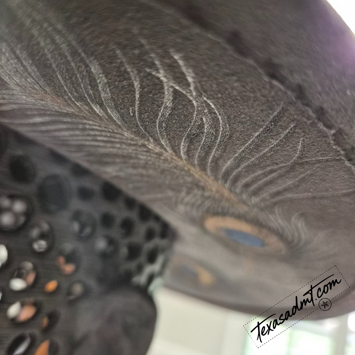 Wild & Free – Peacock Feather Custom Western Hat
