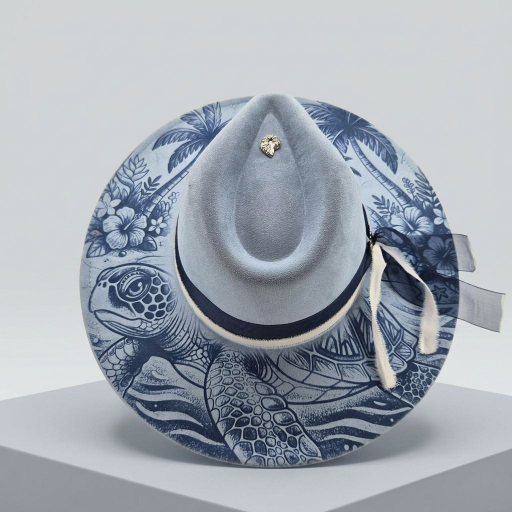 The Coastal Voyager – Custom Engraved Western Hat