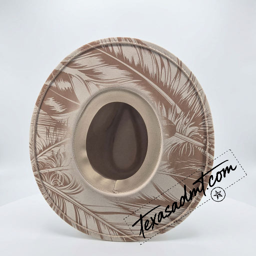 Sunflower Prairie Hat – Custom Engraved Western Hat