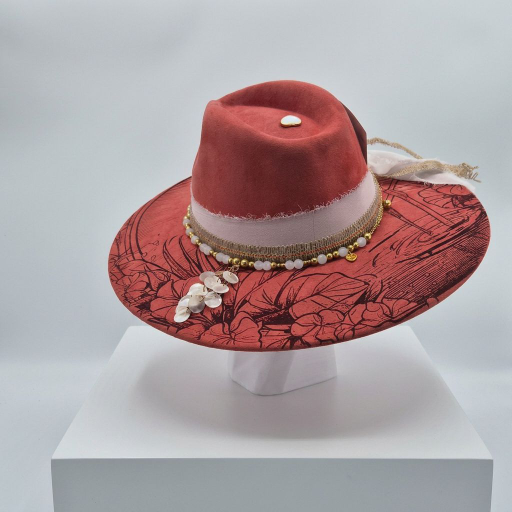 The Flamingo – Custom Engraved Western Hat