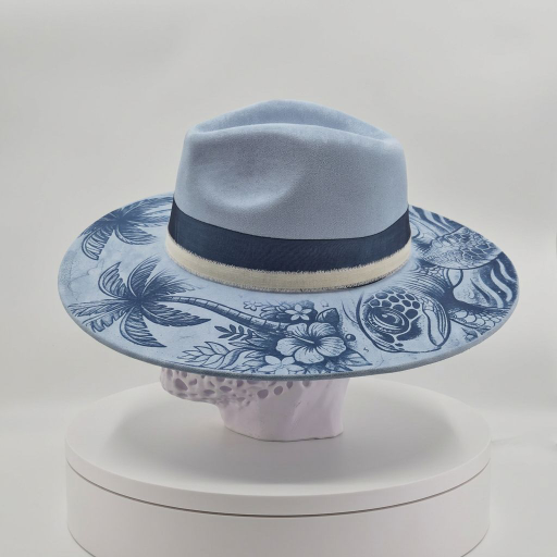 The Coastal Voyager – Custom Engraved Western Hat