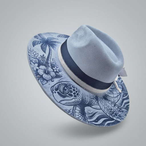 The Coastal Voyager – Custom Engraved Western Hat