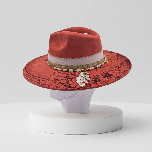 The Flamingo – Custom Engraved Western Hat