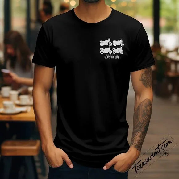 600 Sportbike Evolution Tee: Yamaha, Suzuki, Kawasaki, Honda