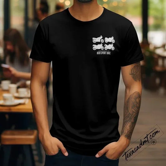 600 Sportbike Evolution Tee: Yamaha, Suzuki, Kawasaki, Honda