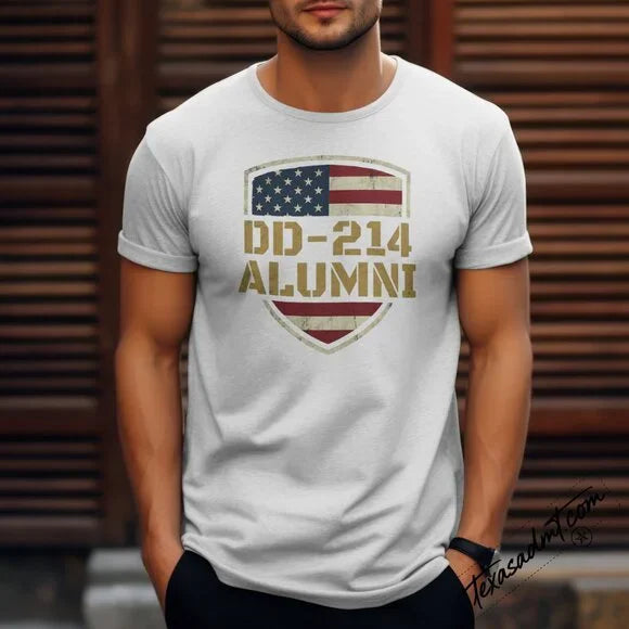 Patriotic DD-214 Alumni Shirt – Veteran Graphic Tee