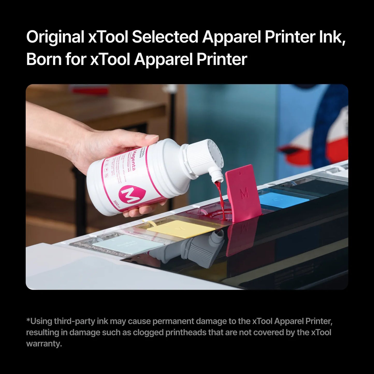 xTool Apparel Printer 30-Day Worry-Free DTF Material Bundle