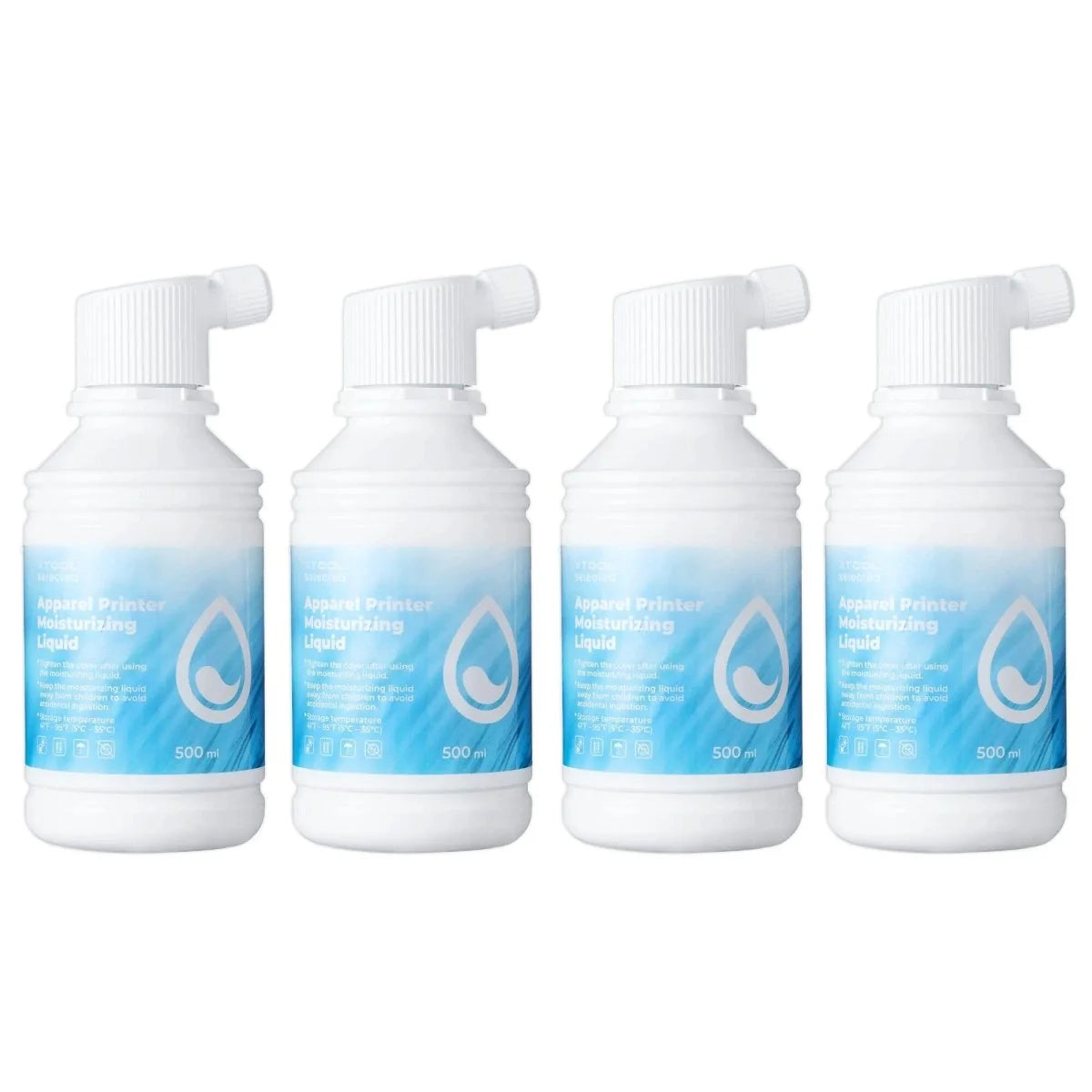 xTool DTF Apparel Printer 500ml Moisturizing Liquid - 4 Pack